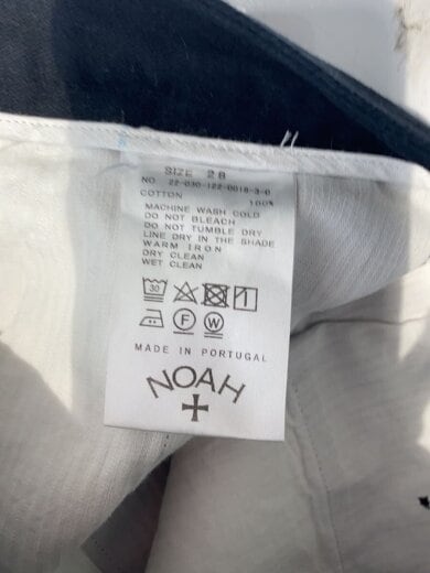 商品画像：2タックストレートパンツ/28/コットン/BLK/22-030-122-0018-3-0 5