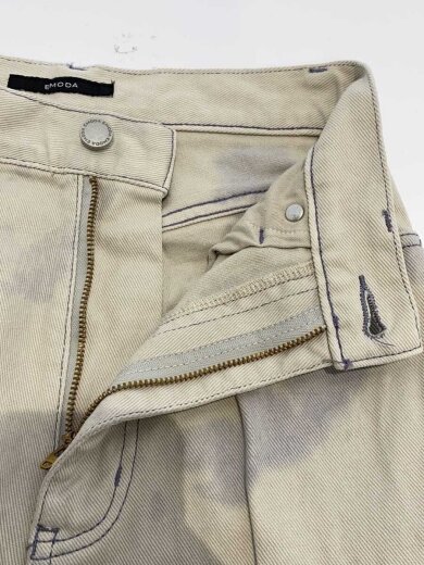 商品画像：カーゴベルトルーズジーンズ/S/コットン/WHT/042512470701 3