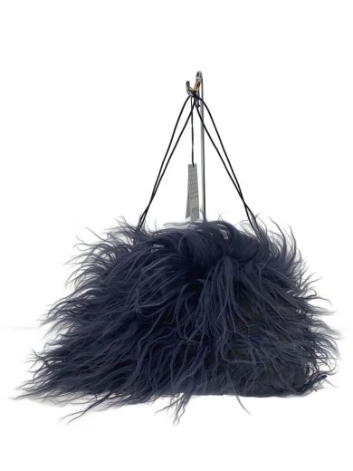 商品画像：bosac mongolian fur bag/モンゴリアンファートートバッグ/ファー/BLK 1
