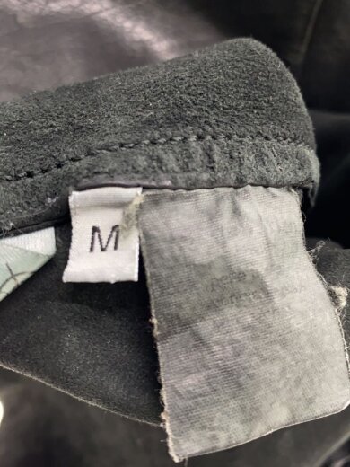 商品画像：ダブルジップレザージャケット/伊勢丹別注/オーバーダイ/M/レザー/BLK 3