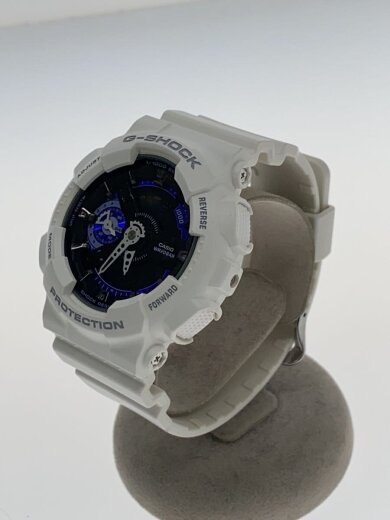 商品画像：クォーツ腕時計/アナログ/ラバー/WHT/WHT/GMA-S110CW-7A3 2