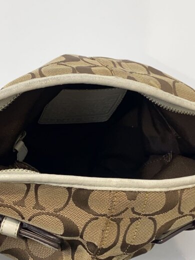 商品画像：シグネチャーソフトダッフルショルダーバック/PVC/BEG/b0985-f03574 6