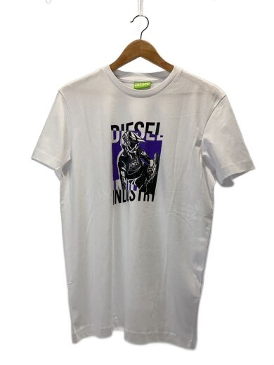 商品画像：Tシャツ/M/コットン/WHT/プリント/T-DIEGOS-K44// 1