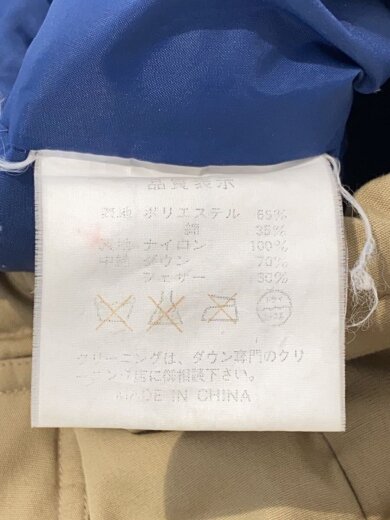 画像：その他ブランド90s/ontimeダウンジャケット/M/ポリエステル/BEG5