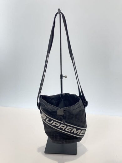 商品画像：23FW/Small Cinch Pouch/ショルダーバッグ/ナイロン/BLK 3
