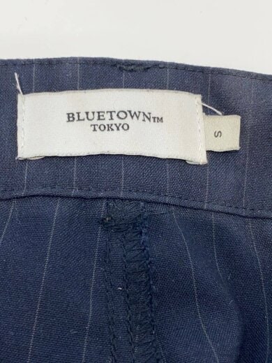 商品画像：ストライプストレートスラックス/S/ポリエステル/NVY/ストライプ/B5071-NVY-S 4