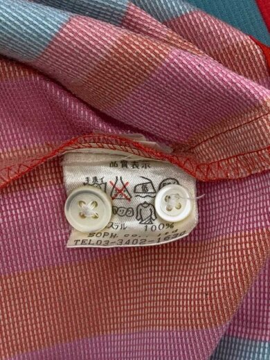 商品画像：SOPH/半袖シャツ/M/ポリエステル/RED/ストライプ// 4