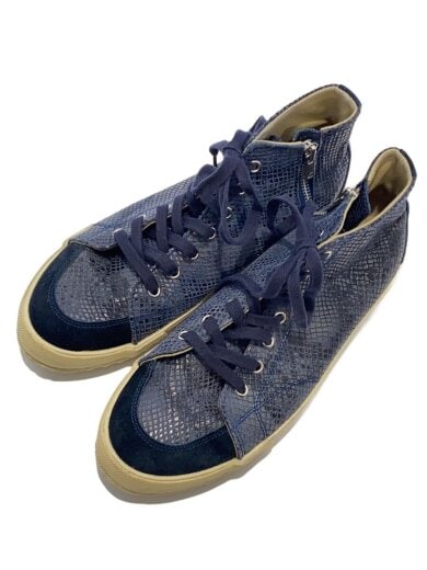 商品画像：ハイカットスニーカー/S/NVY/蛇柄/SPM-356R 2