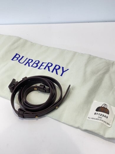 商品画像：Highlands Leather Blend Bowlinハンドバッグ/PVC/BEG/チェック/8112343 8