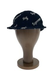 USA製/17AW/Velour Diagonal Logo 6-Panel/キャップ/ベロア/BLK/メンズ