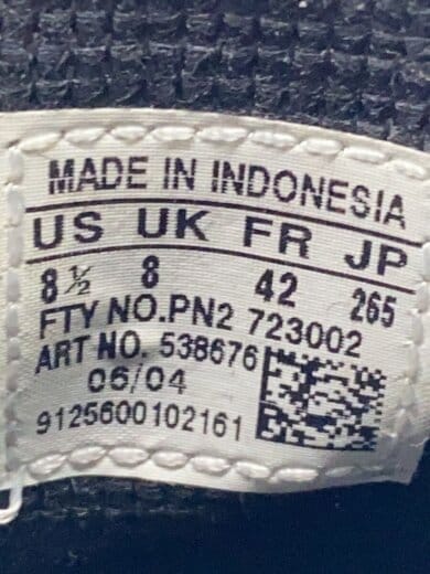 商品画像：GONZ SLIPON/ローカットスニーカー/26.5cm/BLK/キャンバス/538676 5