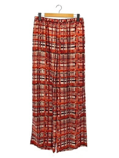 商品画像：ストレートパンツ/42/シルク/RED/総柄/13 C592/1353-149/0765574 1