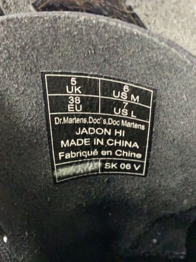 商品画像：10 ホール ブーツ STANDARD FIT/ブーツ/UK5/BLK/レザー/1490 5