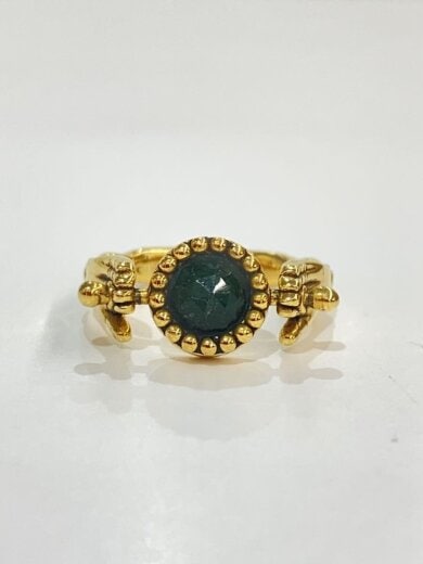 商品画像：LA2L/エル ア ドゥゼル/Sacha Oeil 全能の目 回転リング/2way/GLD 4