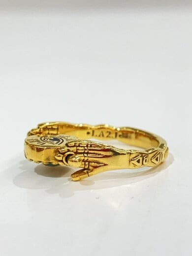 商品画像：LA2L/エル ア ドゥゼル/Sacha Oeil 全能の目 回転リング/2way/GLD 5