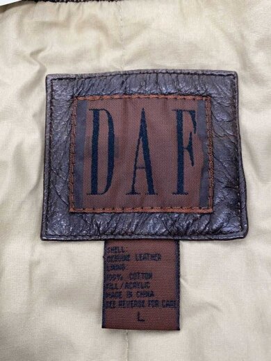 商品画像：DAF/レザージャケット・ブルゾン/L/レザー/BRW// 3