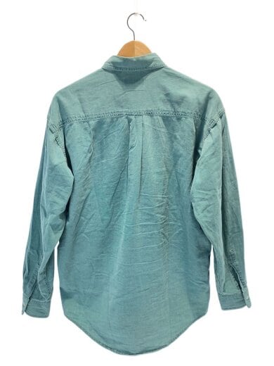 商品画像：90s/ボタンダウン/長袖シャツ/M/コットン/GRN/V634 2