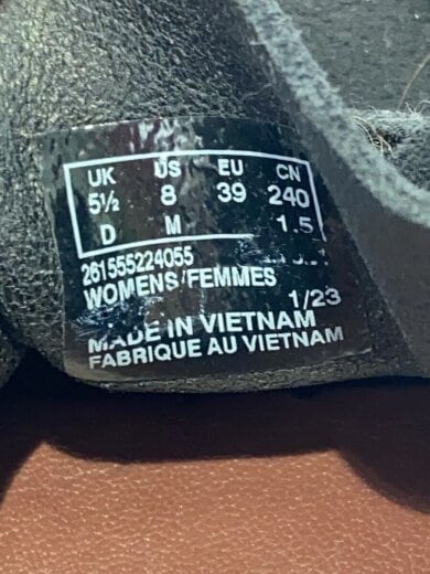 商品画像：ワラビー/シューズ/24cm/BLK/スウェード 5