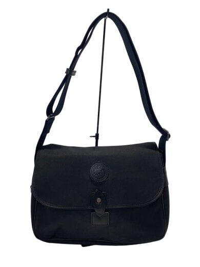 商品画像：イタリア製/ショルダーバッグ/レザー/BLK 1