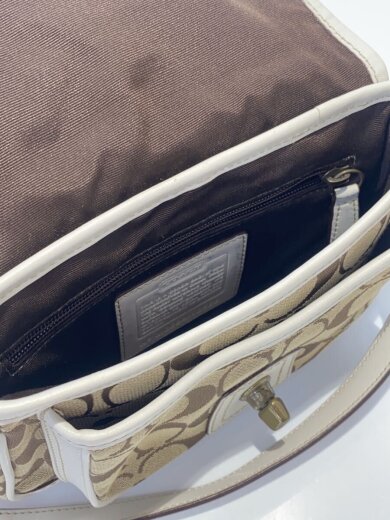 商品画像：シグネチャー/ショルダーバッグ/レザー/BEG/総柄/10566 6