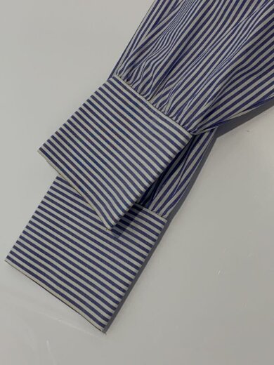 商品画像：シャツワンピース/36/コットン/BLU/ストライプ/DNZ1091109A0006 6