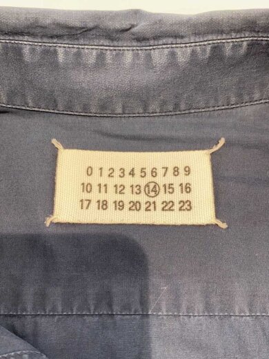画像：Maison Martin Margielaボタンダウン/長袖シャツ/48/コットン/BLU3