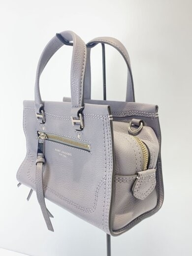 商品画像：2WAY/ショルダーバッグ/レザー/GRY/M0015022 2