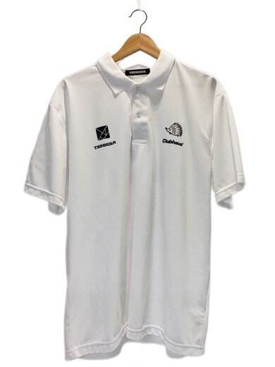 商品画像：CLUBHAUS×TANGRAM/HEDGEHOG POLO SHIRTS/XL/ポリエステル/WHT/プリント 1