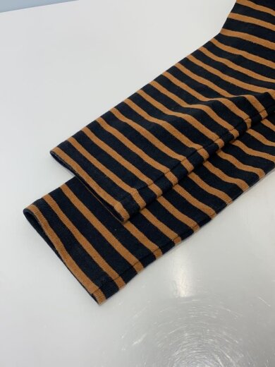 商品画像：長袖ワンピース/1/コットン/BRW/ボーダー 6
