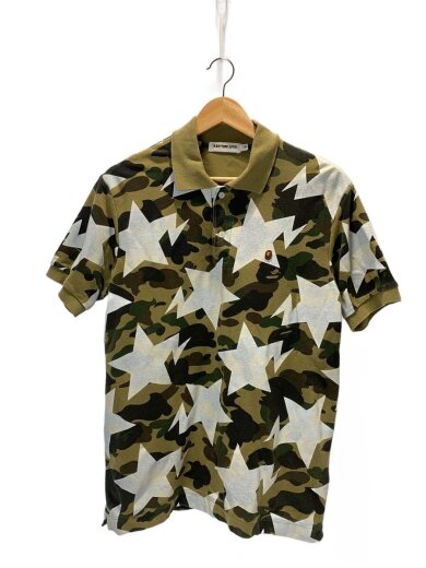 商品画像：CAMO STA ポロシャツ/M/コットン/KHK/カモフラ 1