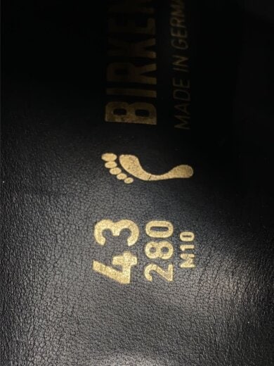 商品画像：boston big buckle piping/サンダル/43/BLK// 5