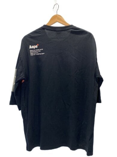 商品画像：長袖Tシャツ/L/コットン/BLK 2