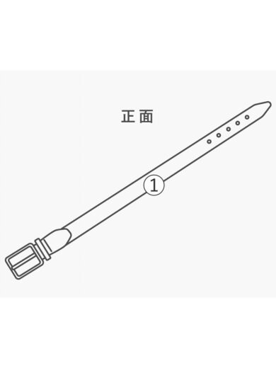 商品画像：ベルト/--/BLK/レディース/037・1046・1107// 7