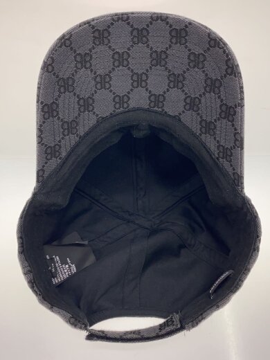 画像：BALENCIAGA × GUCCIザ ハッカー プロジェクト/キャップ/L/コットン/GRY/メンズ/680717//4