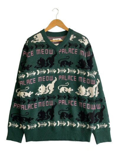 商品画像：22AW/MEOW MEOW KNIT/ニット・セーター(厚手)/L/ウール/GRN// 1