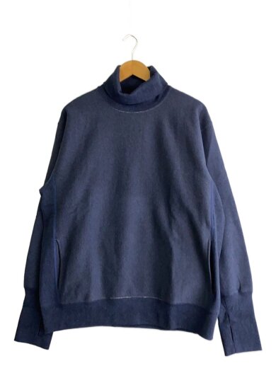 商品画像：Turtle Neck Sweat L/S/L/コットン/NVY/無地/VTD-0441-CS2// 1
