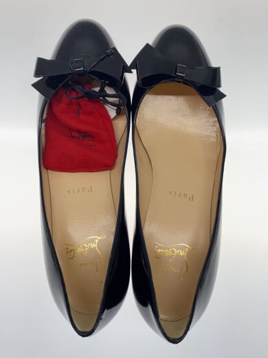 商品画像：パテントレザーリボン/パンプス/36/BLK/3150667// 3