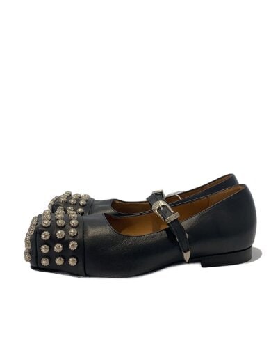 商品画像：Studs 1Strap Shoes/パンプス/37/BLK/レザー// 1
