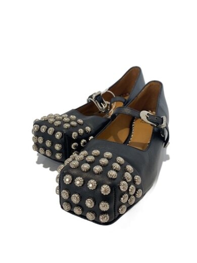 商品画像：Studs 1Strap Shoes/パンプス/37/BLK/レザー// 2