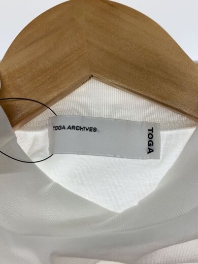 商品画像：Cotton zip T-shirt/Tシャツ/38/コットン/WHT/TA31-JK048// 3