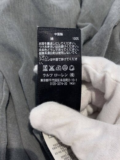 商品画像：長袖Tシャツ/M/コットン/GRY// 4