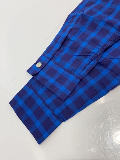 商品画像：Open Shirts/M/コットン/BLU/チェック/VTD-0240-SH// 6