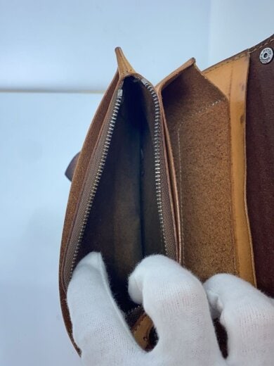 商品画像：長財布/レザー/BRW/総柄/メンズ 5