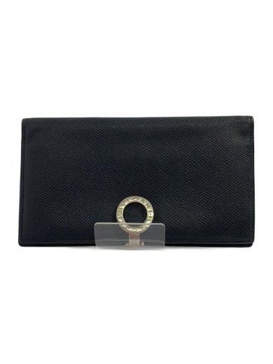 商品画像：長財布/レザー/BLK/無地/メンズ 1