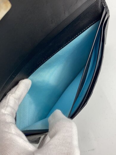 商品画像：長財布/レザー/BLK/無地/メンズ 6