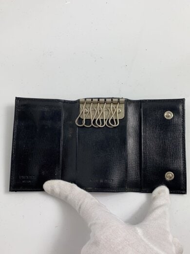 商品画像：キーケース/レザー/BLK/無地/レディース/DEPOS 4