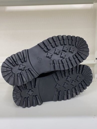 商品画像：ローカットスニーカー/25cm/BLK/レザー 4