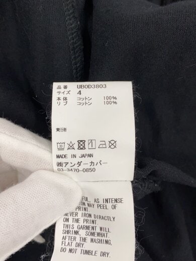 商品画像：Tシャツ/4/コットン/BLK/ub0d3803// 4