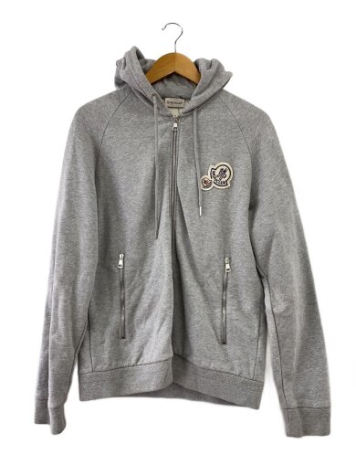 商品画像：ジップパーカー/XL/コットン/GRY 1