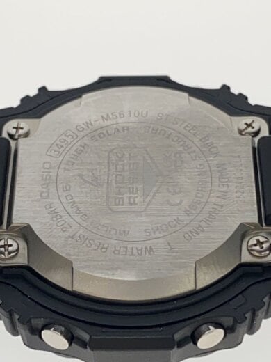 商品画像：ソーラー腕時計_G-SHOCK/デジタル/ラバー/BLK/BLK/SS 3